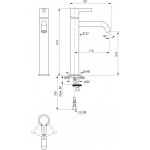 Смеситель для умывальника высокий Ideal Standard Joy BC782AA
